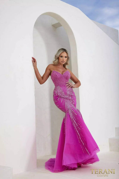 Terani Couture 241P2171 - Strapless Sweetheart Prom Dress Special Occasion Dress