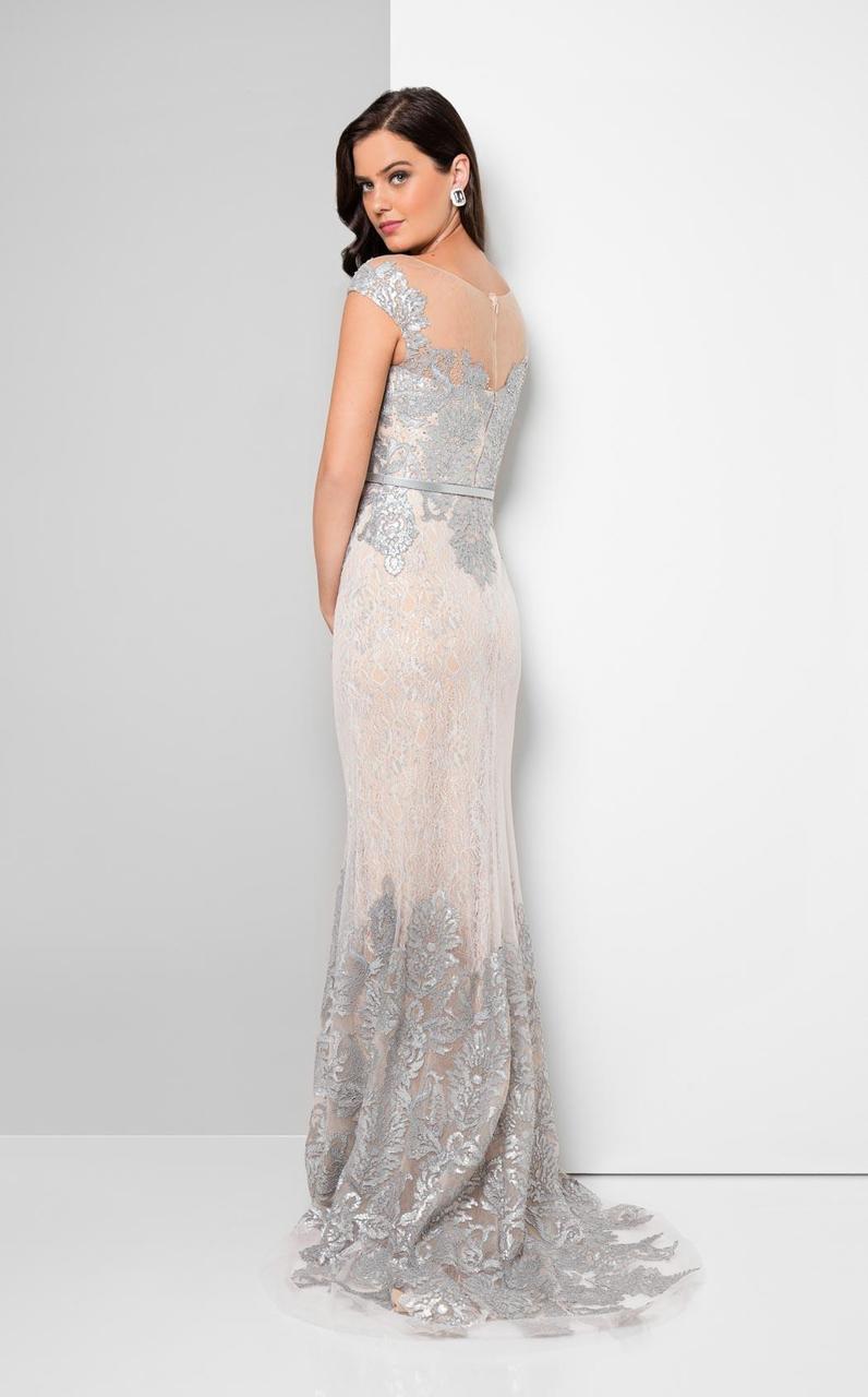 Terani Couture - Bedazzled Portrait Mermaid Dress 1713M3505 Special Occasion Dress