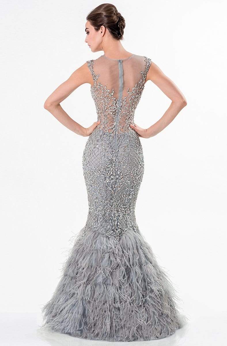 Terani Couture - Gleaming Nude Illusion Trumpet Gown 1521GL0816A Special Occasion Dress