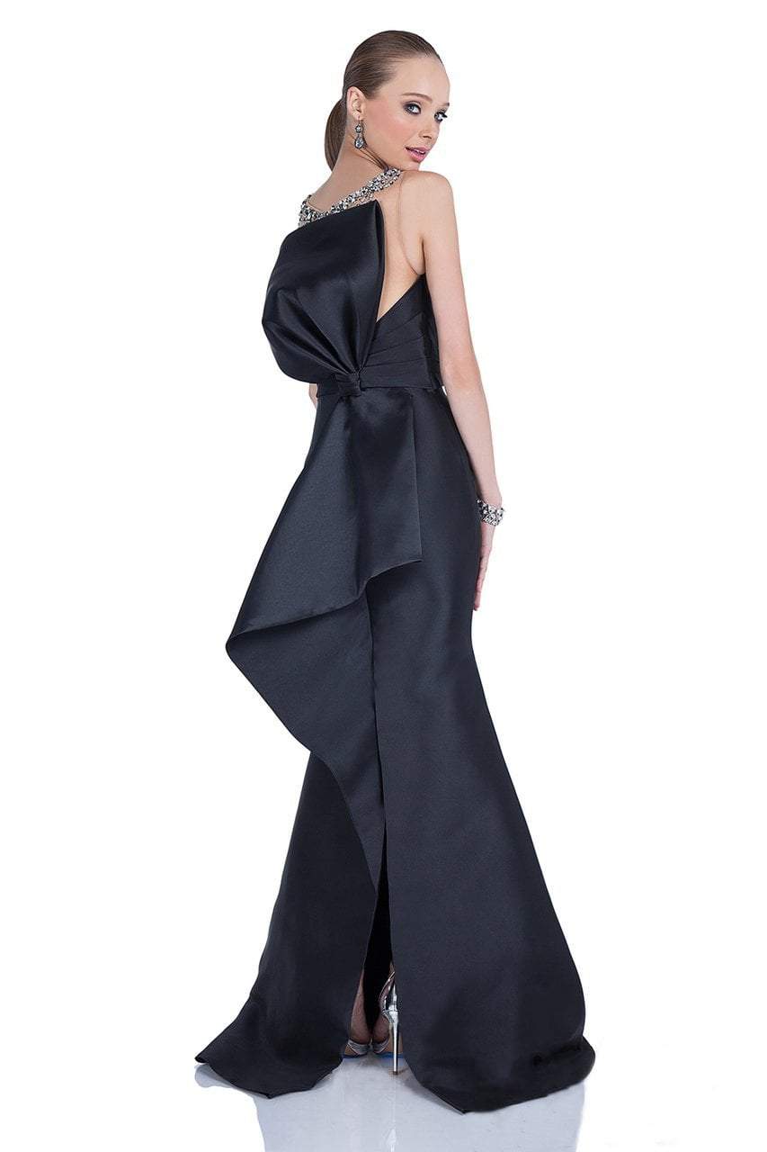 Terani Couture - Gorgeous Back Detailed Jewel Illusion Mermaid Gown Special Occasion Dress