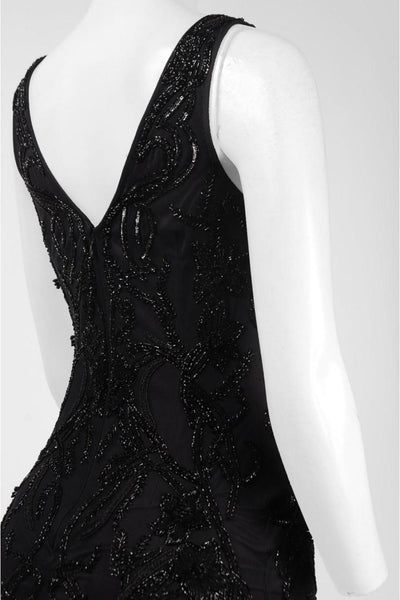 Theia - 882469 Sleeveless Beaded Bateau Long Gown Special Occasion Dress