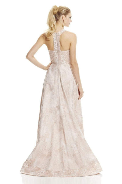 Theia - 882709 Shimmering High Low Jacquard Ball Gown Special Occasion Dress