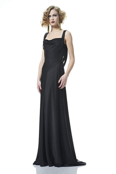 Theia - 882855 Square Neck Sleeveless Cowl Back Gown Special Occasion Dress