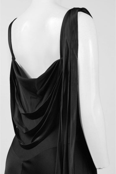 Theia - 882855 Square Neck Sleeveless Cowl Back Gown Special Occasion Dress