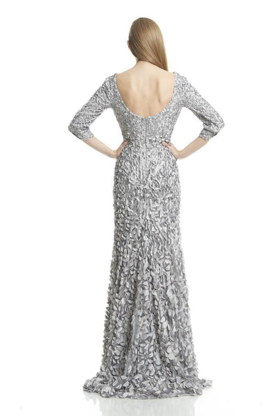 Theia - Bateau Neckline Petal Long Dress 882604 Special Occasion Dress