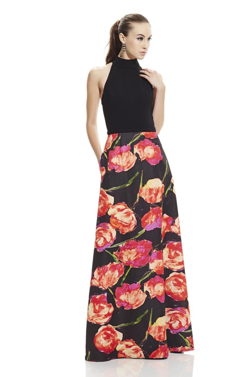 Theia - Floral Print Long Dress 882808 Special Occasion Dress