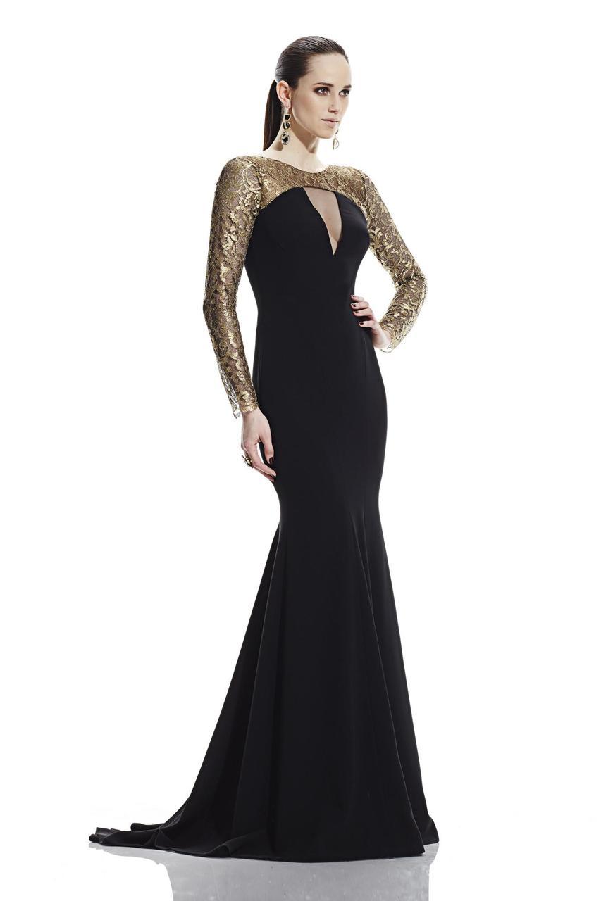 Theia - Lace Sleeve Mermaid Gown 882520 Special Occasion Dress