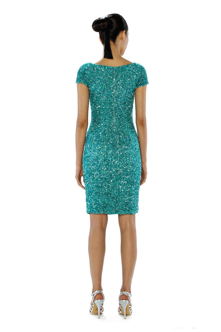 Theia - Scoop Neckline Sequin Cocktail Dress 882396 Special Occasion Dress