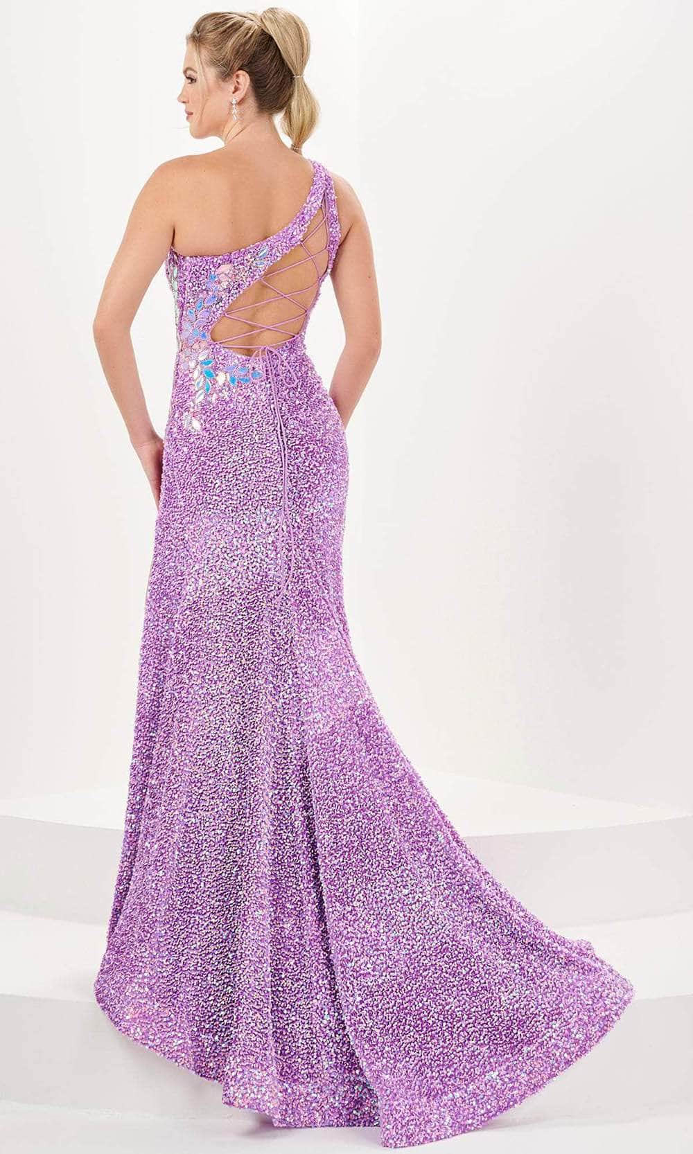 Tiffany Designs 16061 - One Shoulder Sequin Evening Gown Evening Dresses