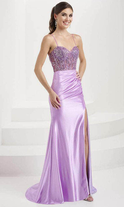 Tiffany Designs 16078 - Beaded Appliqued Sweetheart Prom Gown Evening Dresses 0 / Lilac