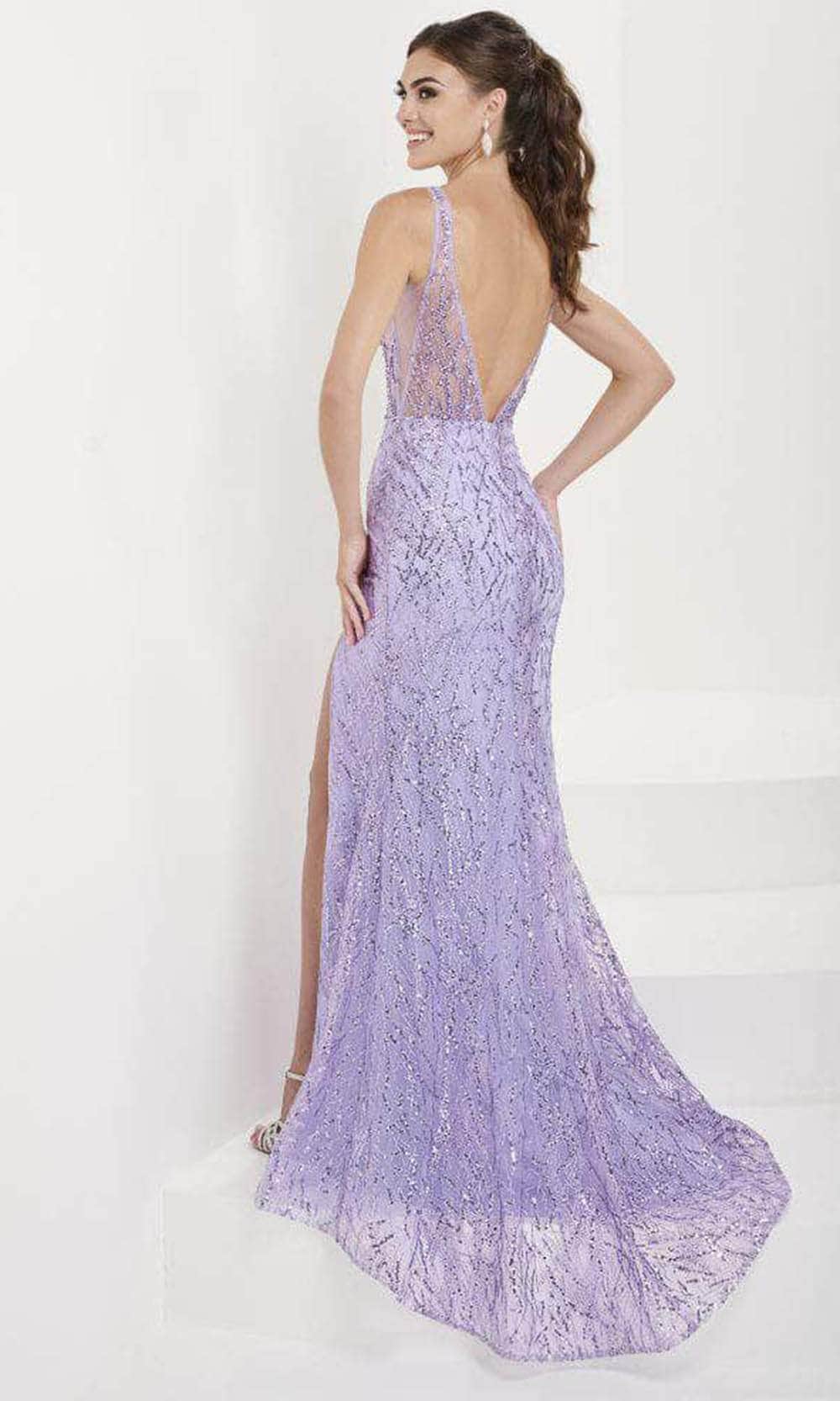 Tiffany Designs 16084 - Sleeveless Illusion Bodice Evening Gown Evening Dresses