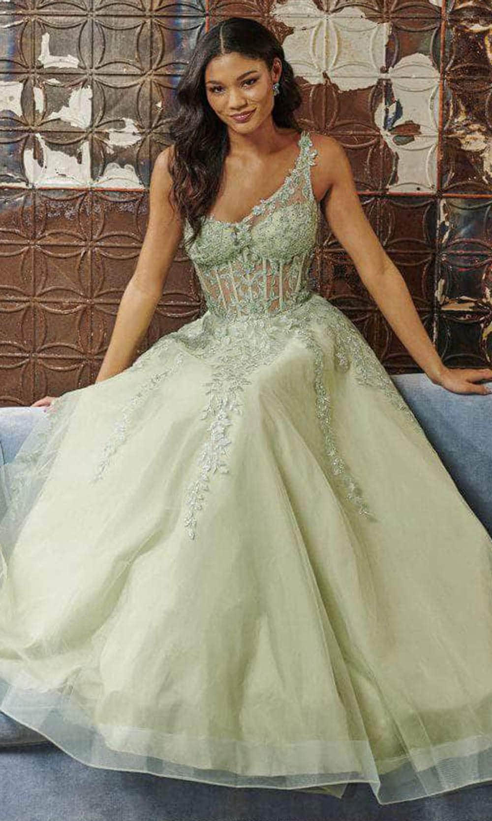 tiffany evening dresses Vintage Tiffany Blue V-Neck A-Line Beaded Chiffon Long Prom Dress Even Frisco Dresses