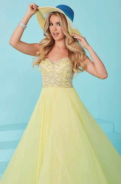 Tiffany Designs - 16231 Scintillating Beaded Sweetheart Chiffon A-line Skirt Special Occasion Dress