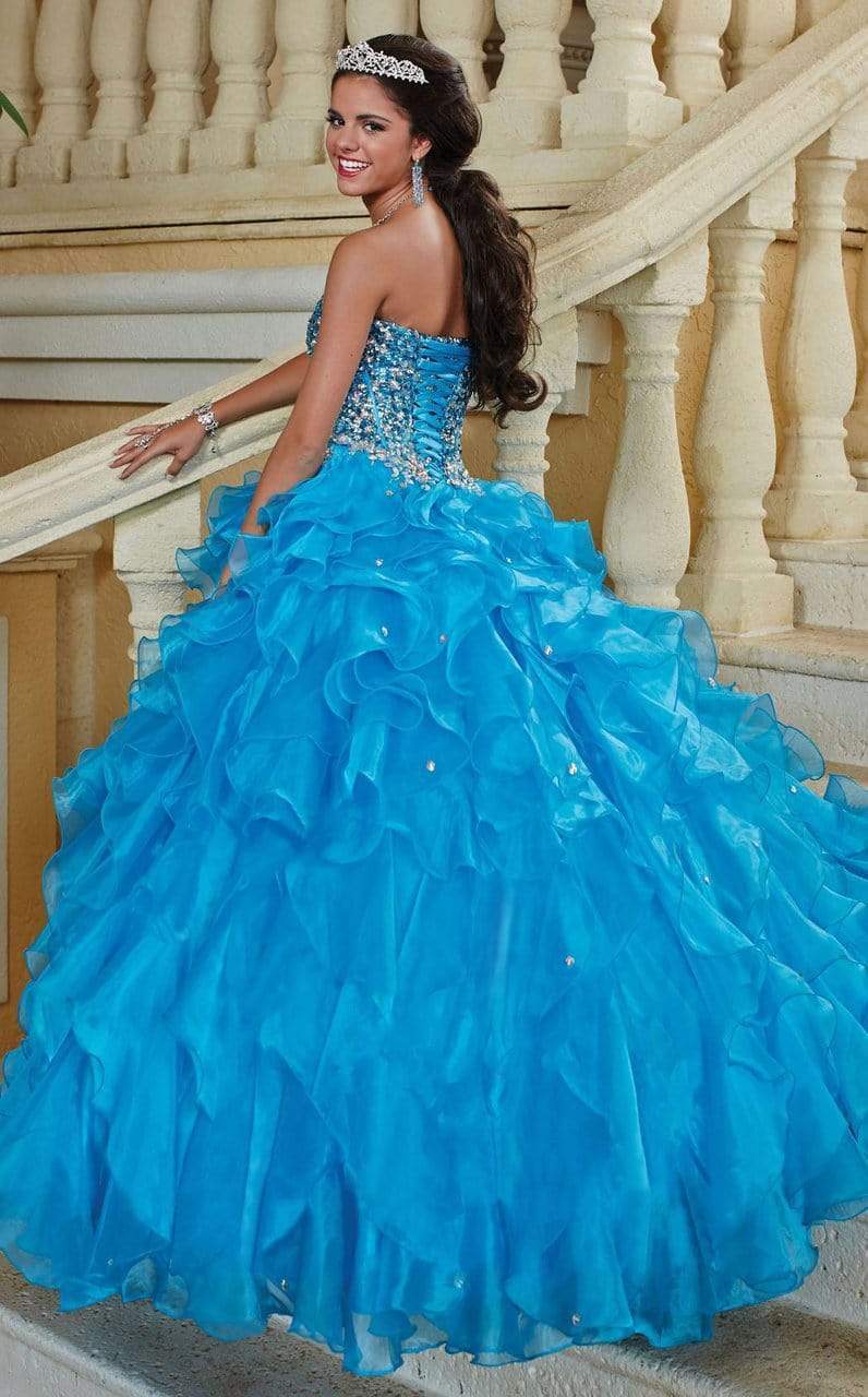 Tiffany Designs - 56246 Strapless Bejeweled Corset Ballgown Special Occasion Dress