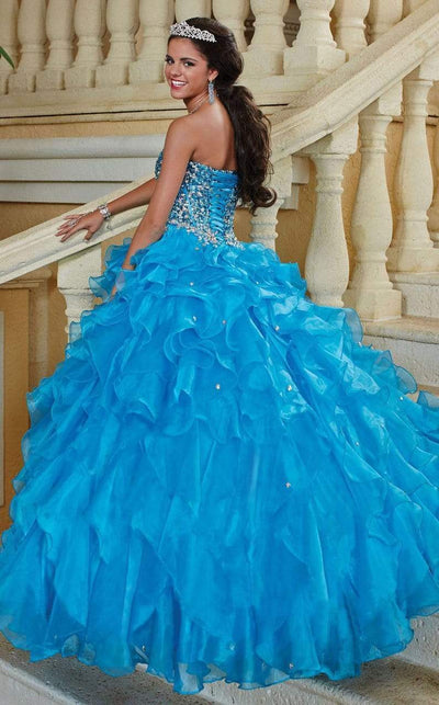 Tiffany Designs - 56246 Strapless Bejeweled Corset Ballgown Special Occasion Dress