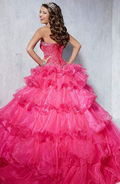 Tiffany Designs - 56253 Beaded Sweetheart Tiered Ballgown Special Occasion Dress