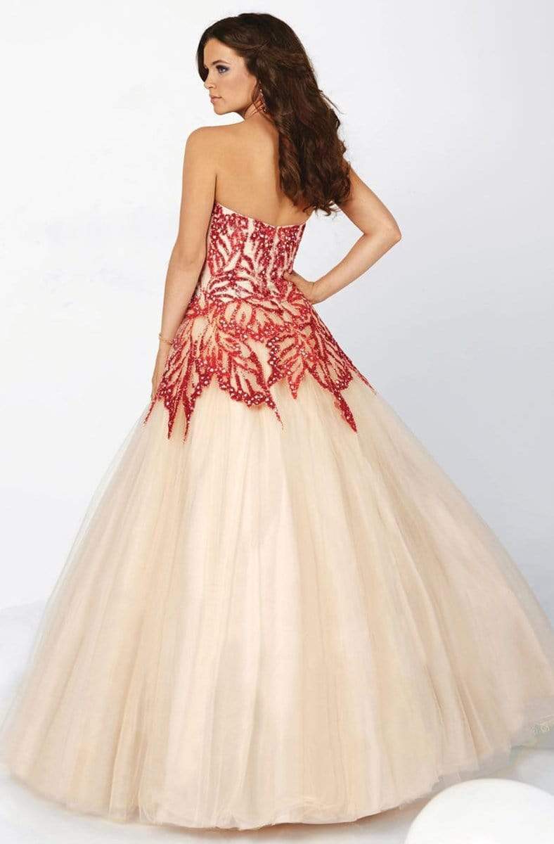 Tiffany Designs - 61113 Strapless Embellished Ballgown Special Occasion Dress
