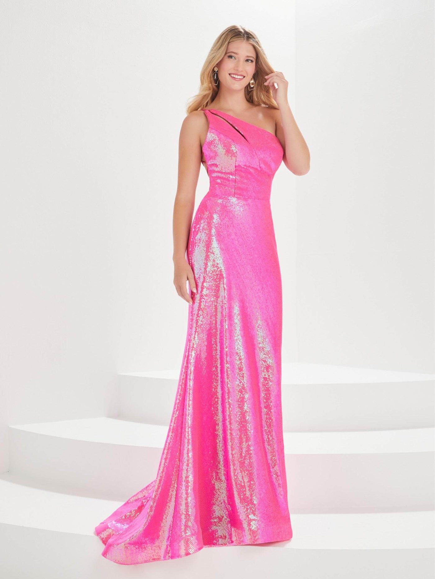 Tiffany Designs by Christina Wu 16006 - Sequined Prom Gown Special Occasion Dress