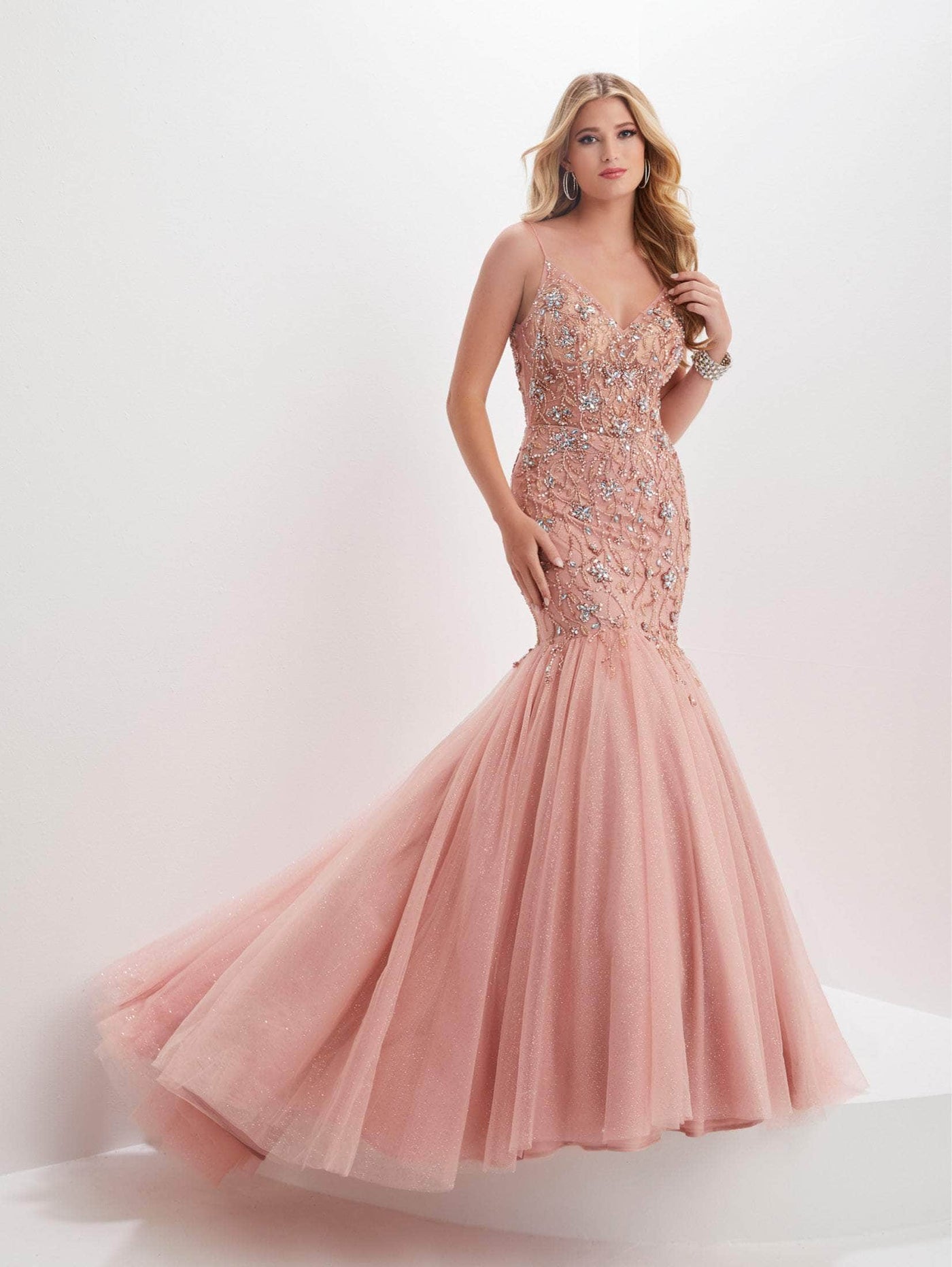 Tiffany Designs by Christina Wu 16025 - Mermaid Tulle Prom Gown Special Occasion Dress