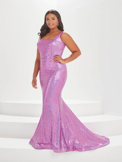 Tiffany Designs by Christina Wu 16037 - Sequined Sheath Prom Gown Special Occasion Dress