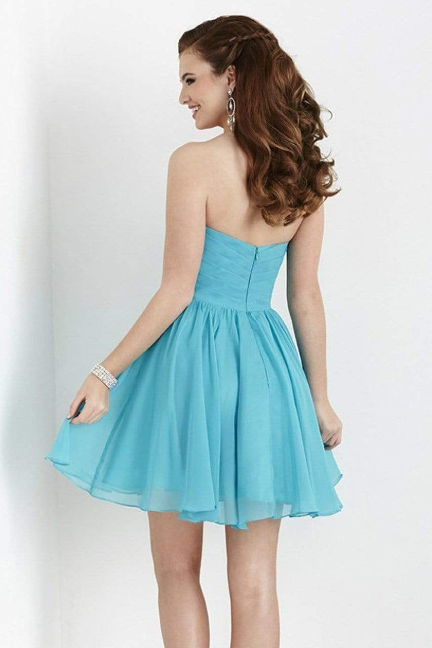 Tiffany Homecoming - 27017 Jewel Decked Pleated Bodice Chiffon Dress Special Occasion Dress