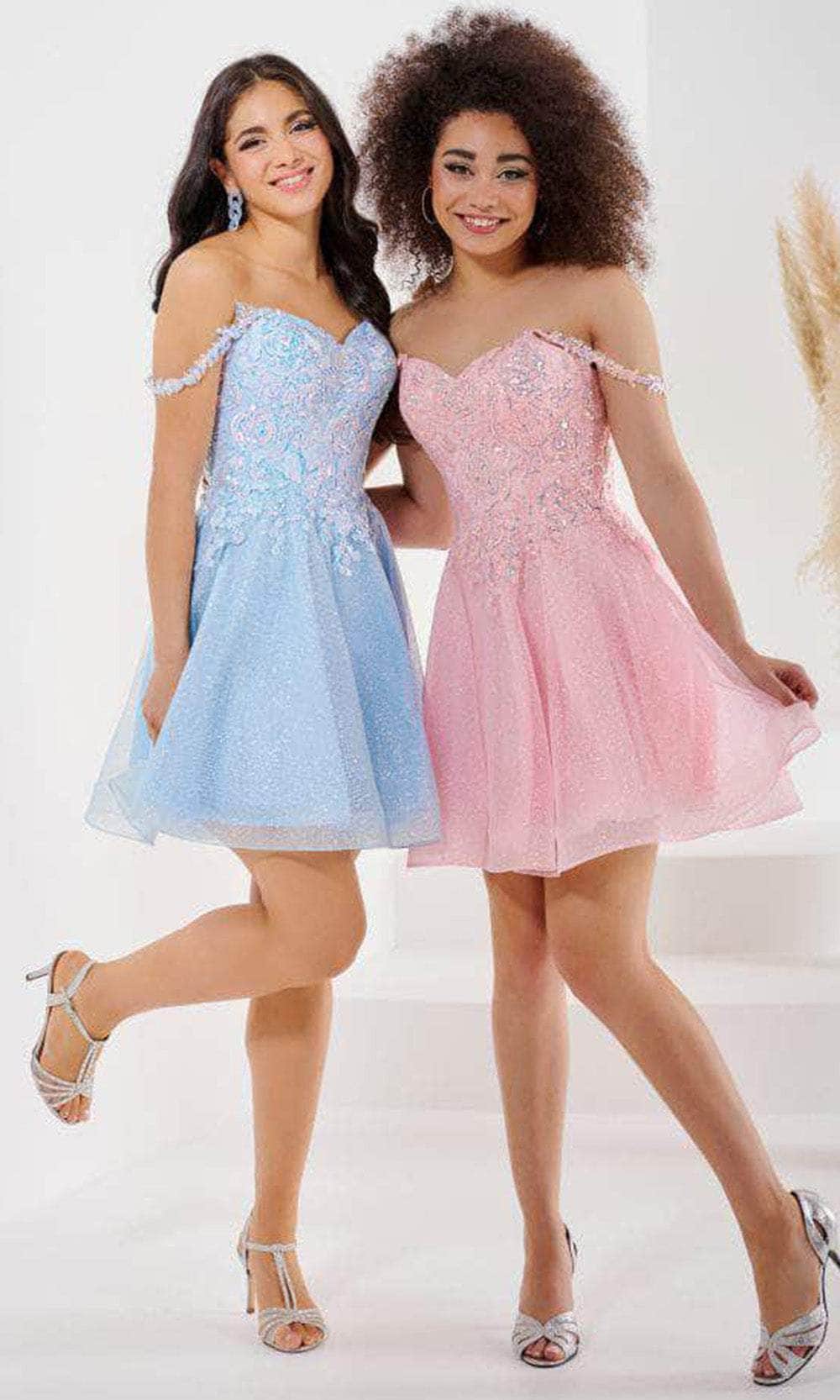 Tiffany Homecoming 27368 - Sweetheart Cocktail Dress Cocktail Dress 0 / Blush