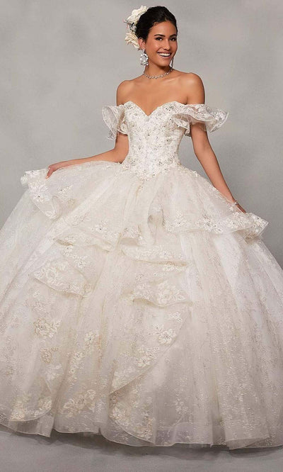 Vizcaya by Mori Lee - 34051 Sweetheart Appliqued Ball Gown Quinceanera Dresses