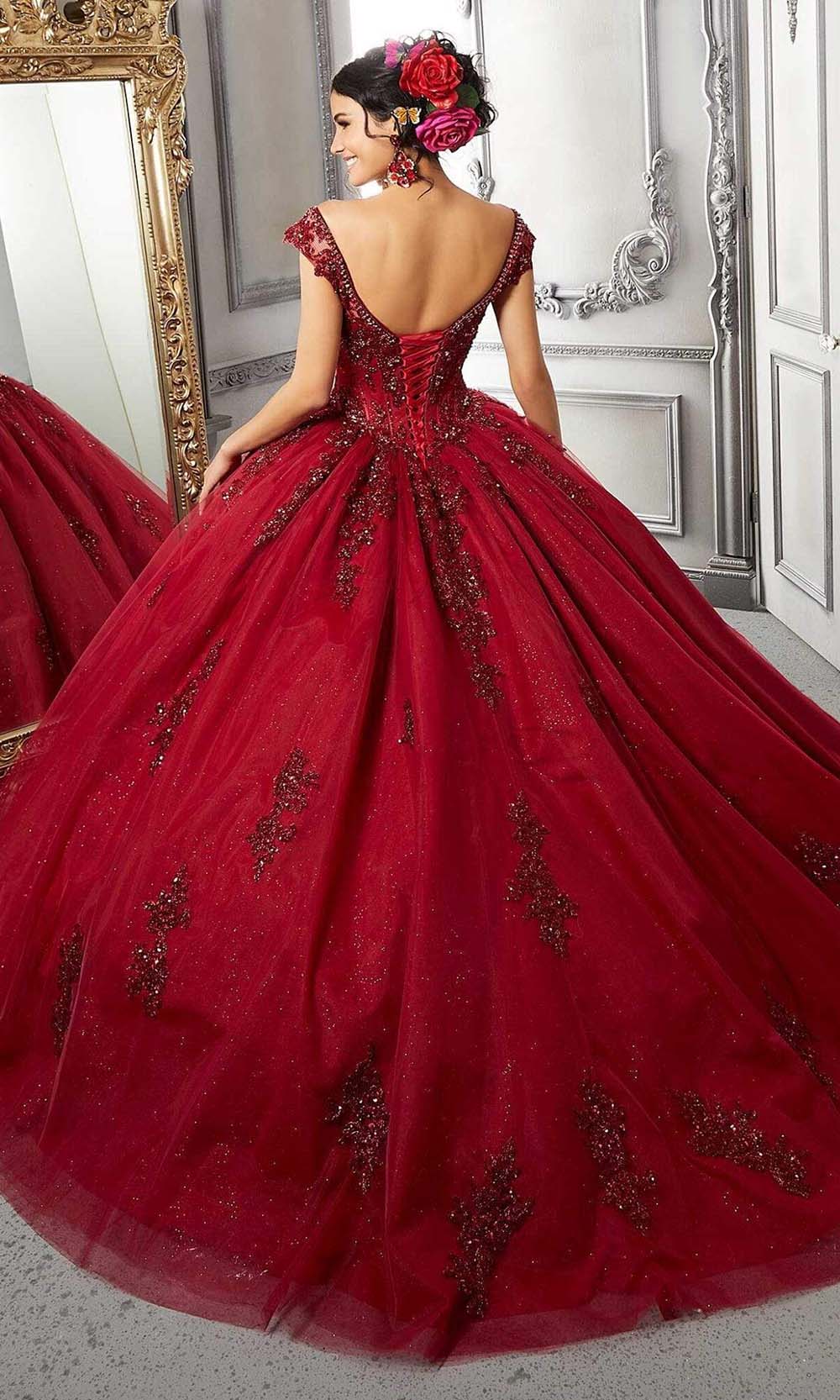 Vizcaya by Mori Lee - 60146 Appliqued Off Shoulder Ball Gown Quinceanera Dresses