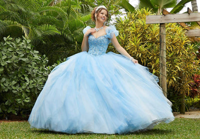 Vizcaya by Mori Lee - 89283 Embroidered Sweetheart Sparkle Tulle Ballgown Quinceanera Dresses