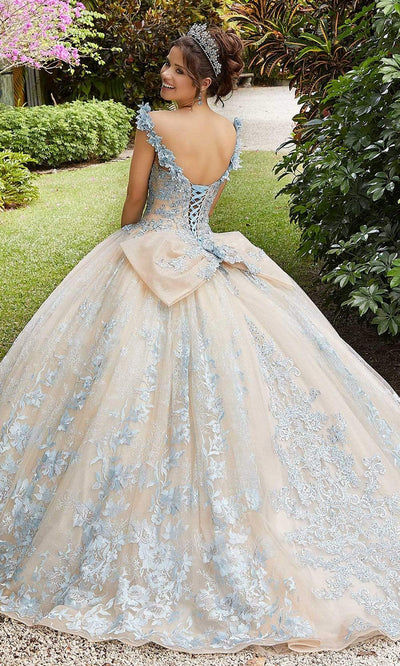 Vizcaya by Mori Lee - 89295 Embroidered V-neck Ballgown Quinceanera Dresses