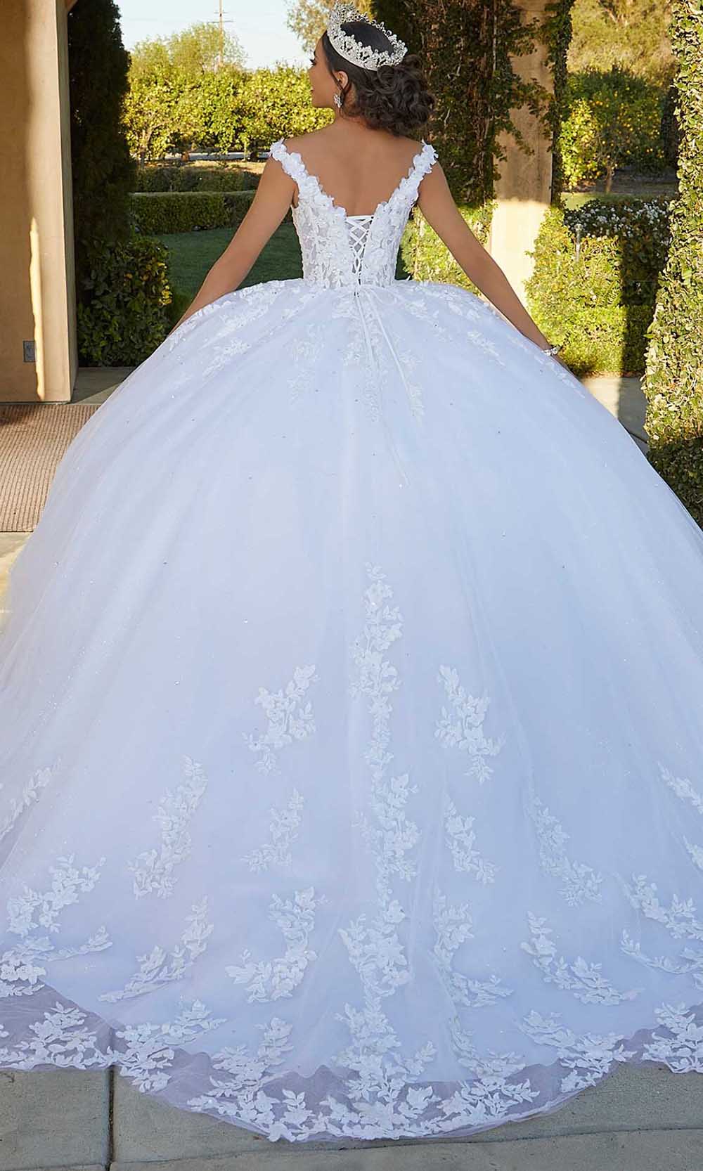 Vizcaya by Mori Lee 89432 - Floral Lace Ballgown