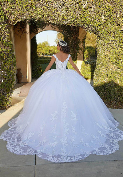 Vizcaya by Mori Lee 89432 - Floral Lace Ballgown