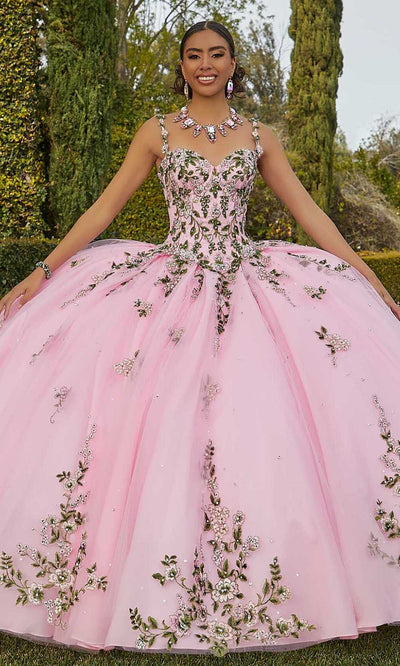 Vizcaya by Mori Lee 89435 - Floral Applique Ballgown