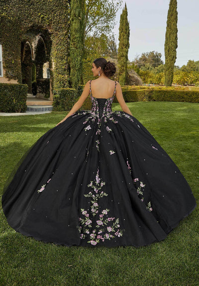 Vizcaya by Mori Lee 89435 - Floral Applique Ballgown