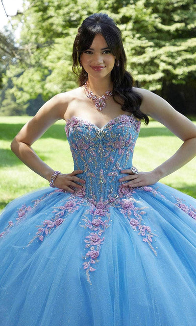 Vizcaya by Mori Lee 89444 - Corset Embroidered Ballgown Ball Gown