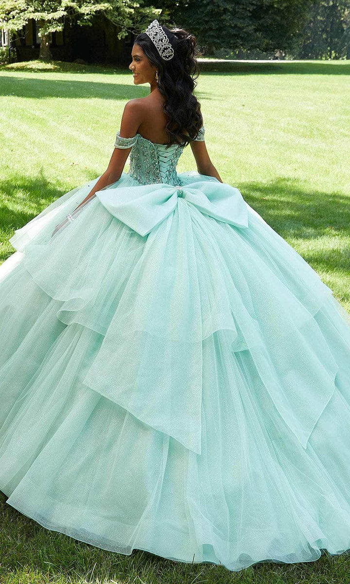 Vizcaya by Mori Lee 89449 - Long Tulle Ballgown Dress