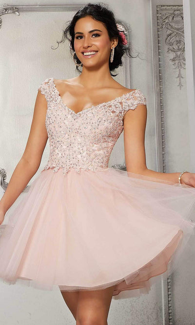 Vizcaya by Mori Lee - 9577 Two-Piece Beaded Lace And Tulle Damas Dress Party Dresses